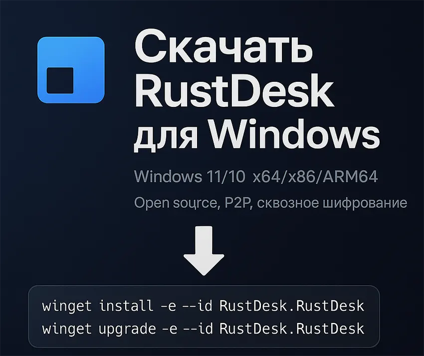 Логотип RustDesk