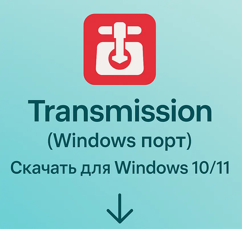 Логотип Transmission (Windows порт)