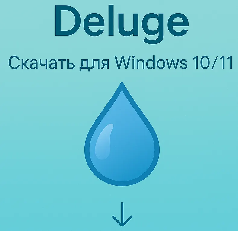 Логотип Deluge