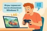 Windows 11 25H2/24H2 ломает FPS в играх - Nvidia выпускает драйвер 581.94